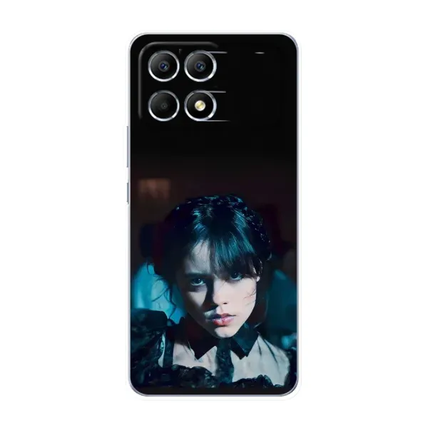 Чохол з принтом «погляд Венздей» для Xiaomi POCO F6
