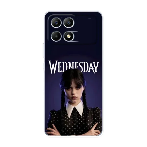 Чохол з принтом «Wednesday» для Xiaomi POCO F6
