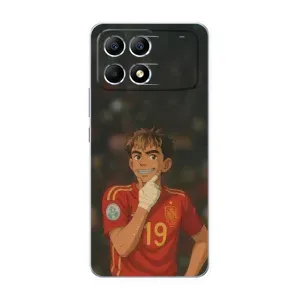 Чохол з футболістом Ламін Ямаль Xiaomi POCO F6 (Ямаль аніме)