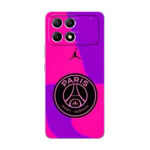 Чохли PSG для Xiaomi POCO F6 (AlphaPrint) (яскравий ПСЖ)