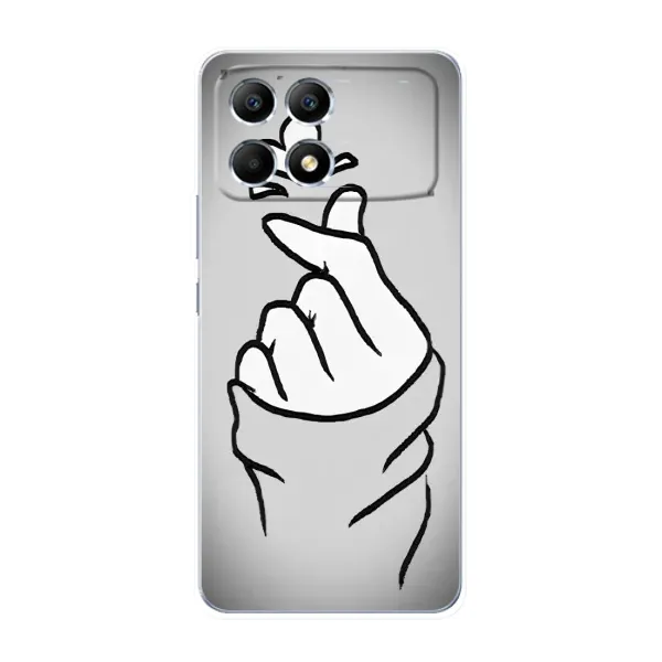 Чохол з принтом «Значок Love» для Xiaomi POCO F6 Чохол з принтом «Значок Love» для Xiaomi POCO F6