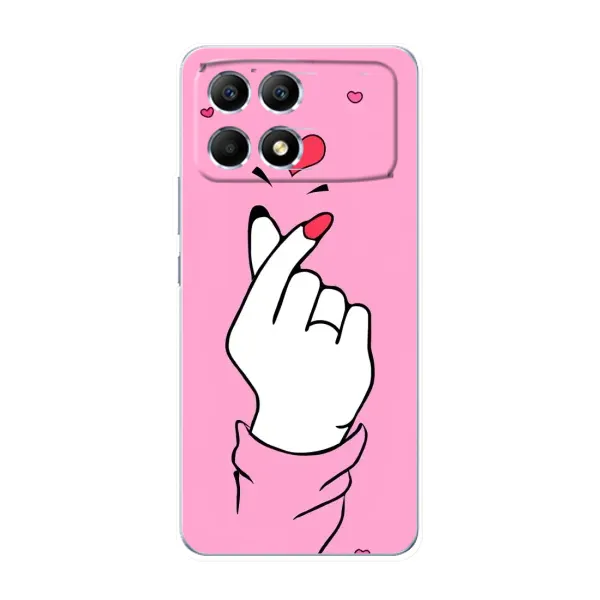 Чохол з принтом «Знак Love» для Xiaomi POCO F6 Чохол з принтом «Знак Love» для Xiaomi POCO F6