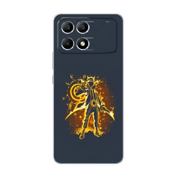 Чехол с принтом «золотой Наруто» для Xiaomi POCO F6