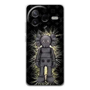 Чехлы для Xiaomi POCO F7 Pro - Bearbrick Louis Vuitton (PREMIUMPrint) (Bearbrick LV)