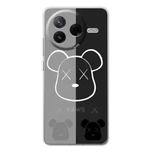 Чехлы для Xiaomi POCO F7 Pro - Bearbrick Louis Vuitton (PREMIUMPrint) (БеарБрик глаза)