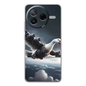Чехол с мемом Тралалело тралала на Xiaomi POCO F7 Pro (Бомбардини гусини)