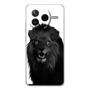 Чохли з картинкою животних Xiaomi POCO F7 Pro (Чорний ЛЕВ)