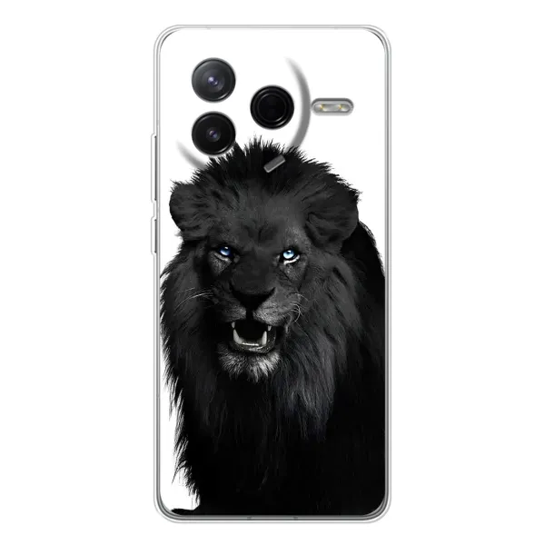 Чехол с принтом «Черный ЛЕВ» для Xiaomi POCO F7 Pro