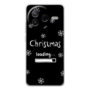 Рождественские, Праздничные Чехлы для Поко Ф7 Про (Christmas loading)