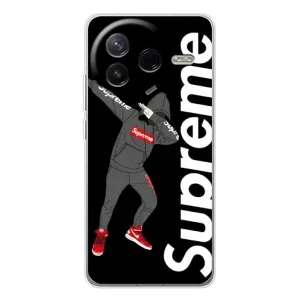 Чеохол для Xiaomi POCO F7 Pro з картинкою Supreme (AlphaPrint) (Деб Супрім)