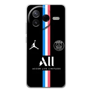 Чехлы PSG для Xiaomi POCO F7 Pro (AlphaPrint) (футболка ПСЖ)