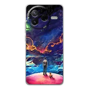 Космічні Чохли для Поко Ф7 Про (VPrint) (Вид Галактики)