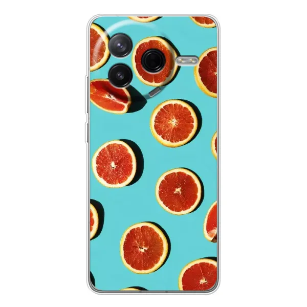 Чехол с принтом «Грейпфрут» для Xiaomi POCO F7 Pro Чехол с принтом «Грейпфрут» для Xiaomi POCO F7 Pro