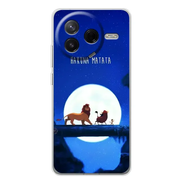 Чехол с принтом «Хакуна Матата» для Xiaomi POCO F7 Pro Чехол с принтом «Хакуна Матата» для Xiaomi POCO F7 Pro
