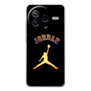 Чехлы для Xiaomi POCO F7 Pro - с картинкой JORDAN (AlphaPrint) (Jordan Gold)