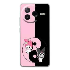 Чехол с кроликом Куроми на Xiaomi POCO F7 Pro (Куроми Инь Янь)