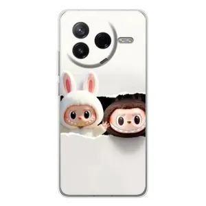 Чехол с Лабубу на Xiaomi POCO F7 Pro (Лабубу)