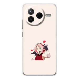 Чохли Персонажі Аніме Наруто для Xiaomi POCO F7 Pro (AlphaPrint) (Лайк Сакура)