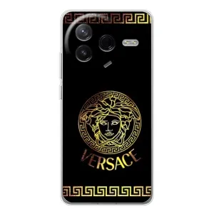 Чехлы VERSACE для Поко Ф7 Про (PREMIUMPrint) (Logo Versace)