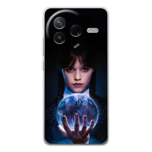 Чехол с дизайном Венздей 2 на Xiaomi POCO F7 Pro (Магическая сфера Уэнздей)