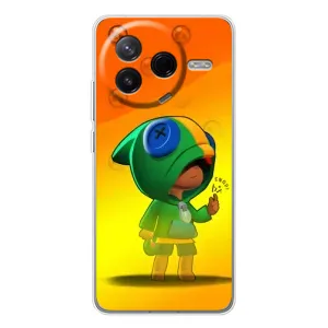 Чехол для Xiaomi POCO F7 Pro Бравл Старс (VPrint) (Хлопчик Леон)
