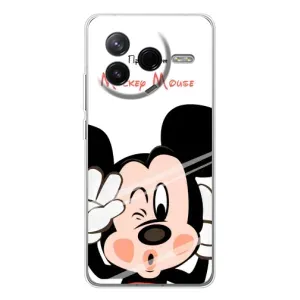 Эксклюзивный чехол для Xiaomi POCO F7 Pro (AlphaPrint - Мультяшные) (Маус Микки)