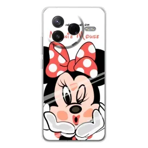 Эксклюзивный чехол для Xiaomi POCO F7 Pro (AlphaPrint - Мультяшные) (Маус Минни)