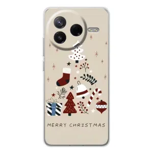 Рождественские, Праздничные Чехлы для Поко Ф7 Про (Merry Christmas)