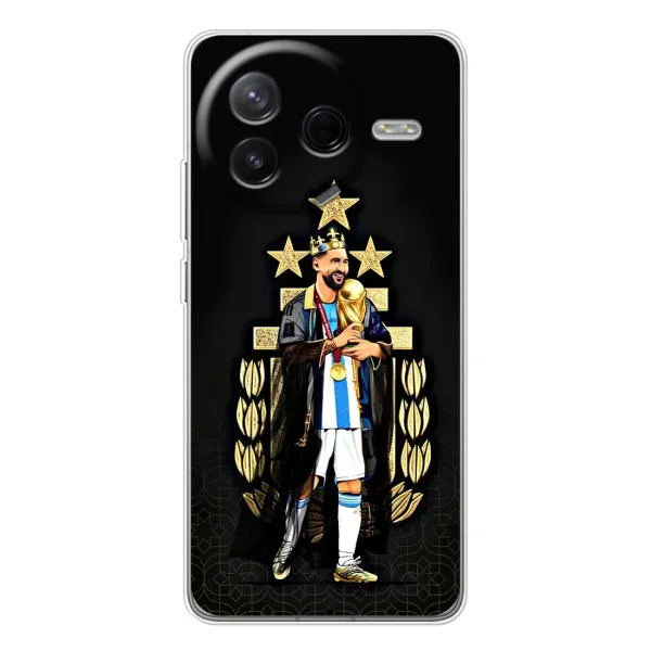 Чехол с принтом «Месси Король» для Xiaomi POCO F7 Pro