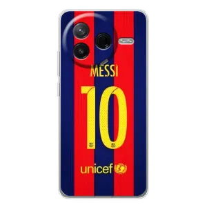 Чехлы Месси для Xiaomi POCO F7 Pro (AlphaPrint) (Messi Barca 10)
