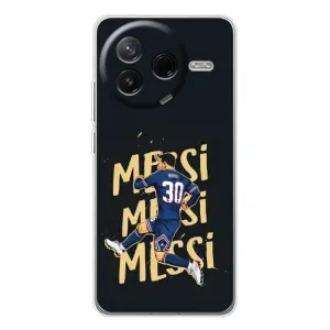 Чехлы для Xiaomi POCO F7 Pro (Leo чемпион) (AlphaPrint) (Messi ПСЖ)