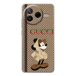 Чехлы ГУЧЧИ для Поко Ф7 Про (AlphaPrint) (Mickey GUCCI)