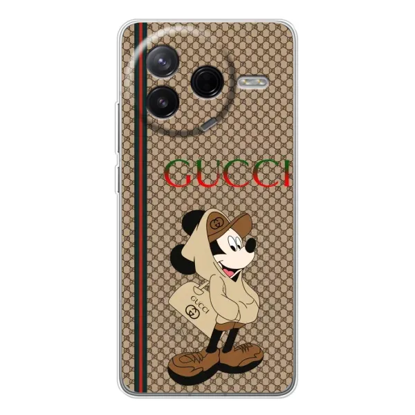Чехол с принтом «Mickey GUCCI» для Xiaomi POCO F7 Pro Чехол с принтом «Mickey GUCCI» для Xiaomi POCO F7 Pro