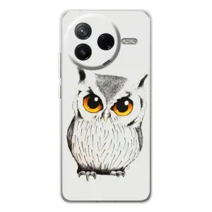 Чехол с птицами на Xiaomi POCO F7 Pro (VPrint) (Милая Сова)