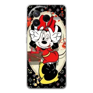 Чехол Disney Mouse Xiaomi POCO F7 Pro (PREMIUMPrint) (Минни peace)