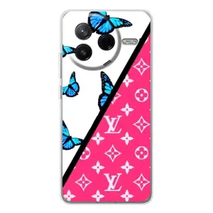 Брендновые Чехлы для Xiaomi POCO F7 Pro - (PREMIUMPrint) (Мода LV)