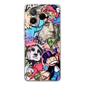 Чехлы с крутыми принтами для Xiaomi POCO F7 Pro - (PREMIUMPrint) (Monopoly man)