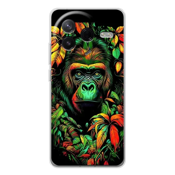 Чехол с принтом «Обезьяна в тропиках» для Xiaomi POCO F7 Pro Чехол с принтом «Обезьяна в тропиках» для Xiaomi POCO F7 Pro