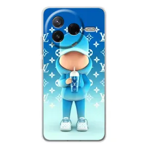 Крутые Чехлы Луи Виттон для Xiaomi POCO F7 Pro (AlphaPrint) (Парень LV)