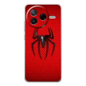 Чохол з людиною павуком для Xiaomi POCO F7 Pro - (AlphaPrint) (Павук Марвел)