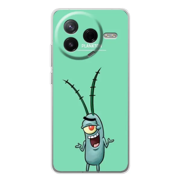 Чехол с принтом «Персонаж Планктон» для Xiaomi POCO F7 Pro Чехол с принтом «Персонаж Планктон» для Xiaomi POCO F7 Pro