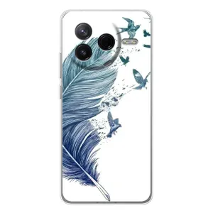 Чехол с принтом «Перышко» для Xiaomi POCO F7 Pro