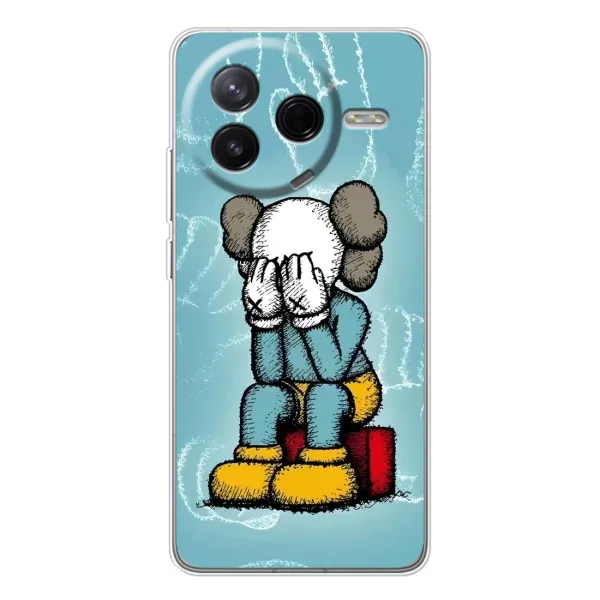 Чехол с принтом «Плач Bearbrick» для Xiaomi POCO F7 Pro
