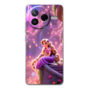 Чехол Рапунцель для Xiaomi POCO F7 Pro (Рапунцель в замке)