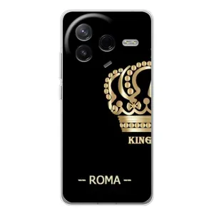 Чехлы для Xiaomi POCO F7 Pro (VPrint) - Футбольные клубы (Roma)
