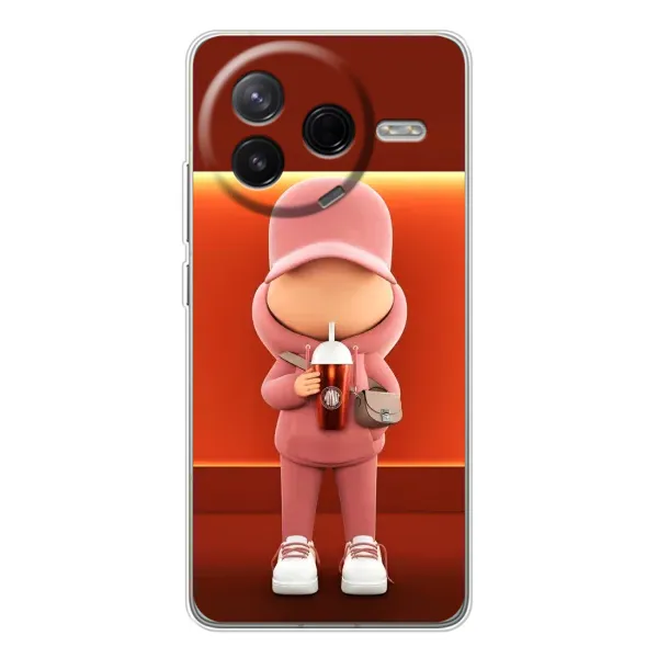 Чехол с принтом «С Кофе» для Xiaomi POCO F7 Pro Чехол с принтом «С Кофе» для Xiaomi POCO F7 Pro