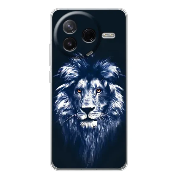 Чехол с принтом «Синий Лев» для Xiaomi POCO F7 Pro