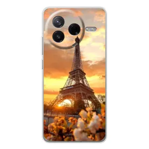 Чехол Эйфелева Башня для Xiaomi POCO F7 Pro - (AlphaPrint) (Солнечная башня)