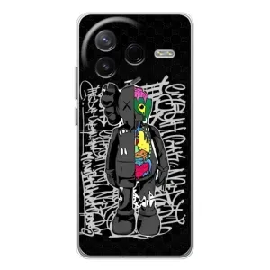 Чехлы для Xiaomi POCO F7 Pro - Bearbrick Louis Vuitton (PREMIUMPrint) (Стиль Bearbrick)