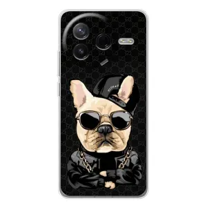 Чехлы с крутыми принтами для Xiaomi POCO F7 Pro - (PREMIUMPrint) (Стильная собака)